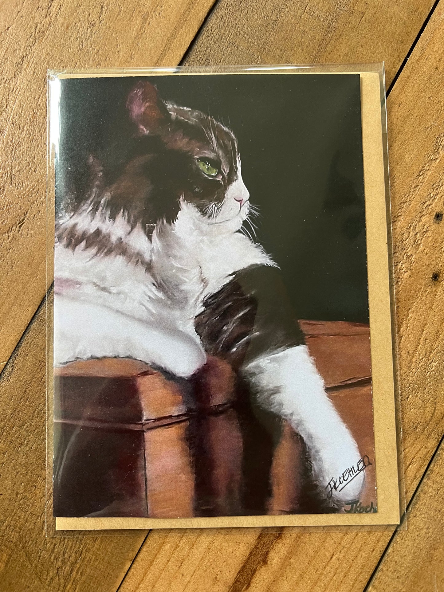 Signed Artist Print Greeting Card "Bandit"