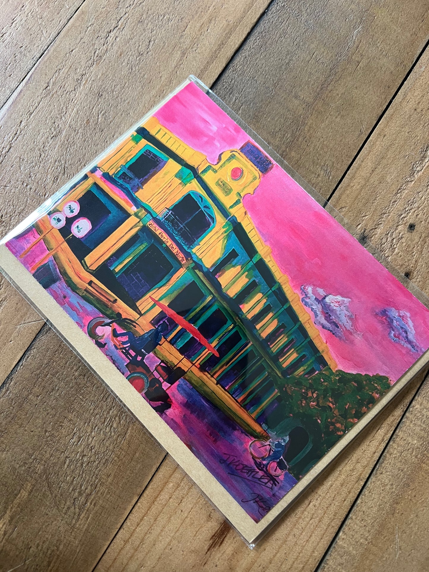 Signed Artist Print Greeting Card "Perle Del Norte"