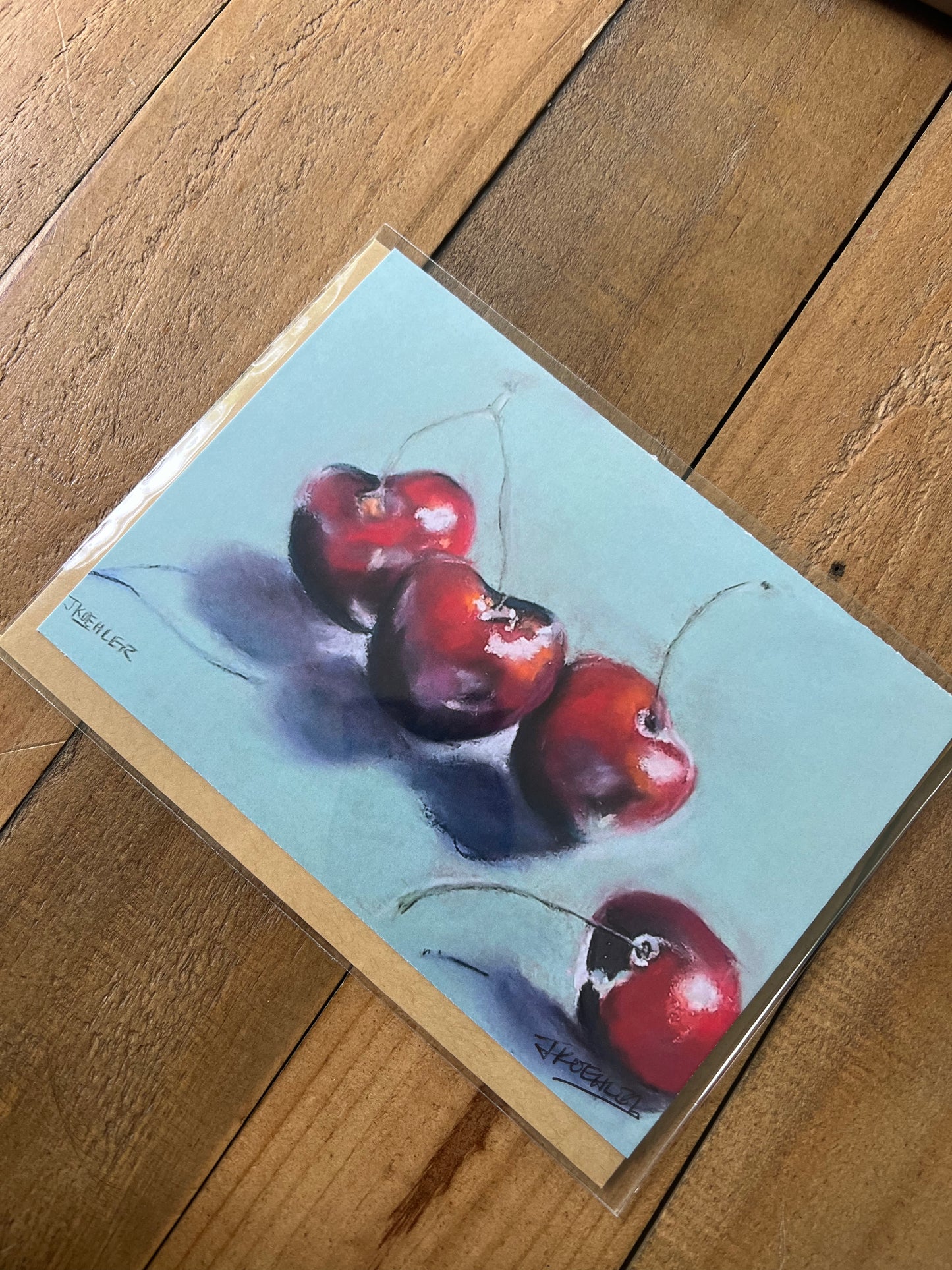 Signed Artist Print Greeting Card "Quartet"